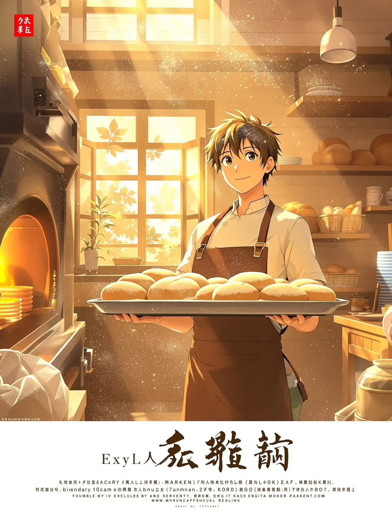 《小镇面包房》短剧封面 - 番茄剧场美食治愈治愈短剧